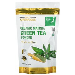 Порошок зеленого чаю матча California Gold Nutrition (Superfoods Matcha Green Tea Powder) 114 г