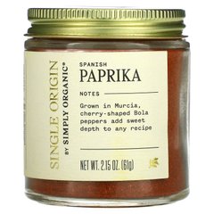 Simply Organic, Одного происхождения, испанский перец, 61 г (2,15 унции) купить в Киеве и Украине