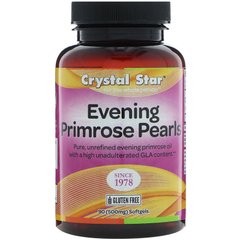 Перлини вечірньої примули, Crystal Star, 500 мг, 90 м'яких таблеток
