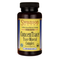 Мінеральний Комплекс ConcenTrace, ConcenTrace Trace Mineral Complex, Swanson, 60 капсул