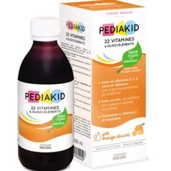 Мультивітаміни та мінерали для дітей сироп Pediakid (22 Vitamines & Oligo-Elements) 250 мл