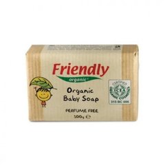 Органічне тверде мило без запаху Friendly Organic Baby Bar Soap Perfume Free 100 г