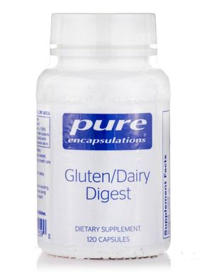 Ферменты для переваривания глютена Pure Encapsulations (Gluten / Dairy Digest) 120 капсул купить в Киеве и Украине