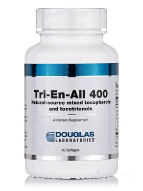 Вітамін Е Douglas Laboratories (Tri-En-All) 400 МО 60 м'яких гелевих капсул