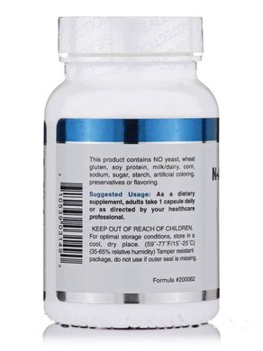 Ацетилцистеин Douglas Laboratories (N-Acetyl-L-Cysteine) 500 мг 90 растительных капсул купить в Киеве и Украине