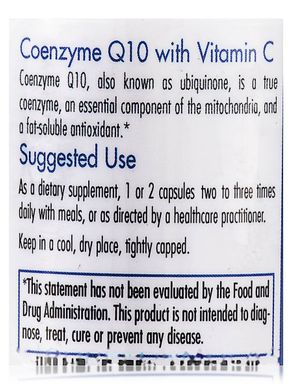 Коензим Q10 50 мг з вітаміном С, Coenzyme Q10 50 mg with Vitamin C, Allergy Research Group, 75 вегетаріанських капсул