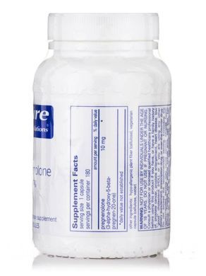 Прегенолон Pure Encapsulations (Pregnenolone) 10 мг 180 капсул