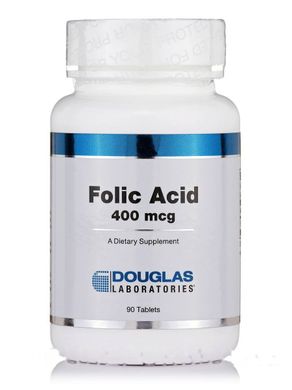 Фолиевая кислота Douglas Laboratories (Folic Acid) 400 мкг 90 таблеток купить в Киеве и Украине