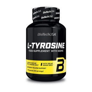 L-тирозин BioTech (L-Tyrosine) 100 капсул купить в Киеве и Украине