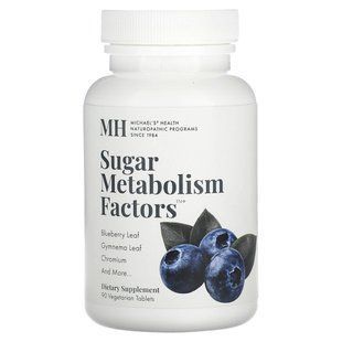 Michael's Naturopathic, Sugar Metabolism Factors, 90 Vegetarian Tablets купить в Киеве и Украине
