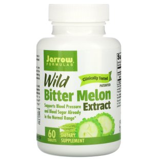 Экстракт дикой горькой дыни, Wild Bitter Melon Extract, Jarrow Formulas, 60 таблеток купить в Киеве и Украине