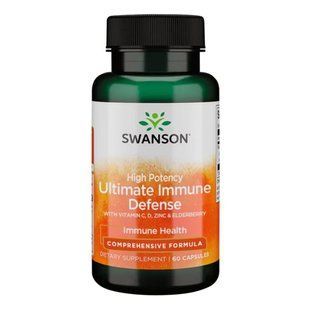 Vitamins for immunity Swanson (Ultimate Immune Defense) 60 gummies.