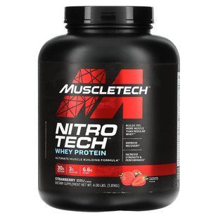 Serum isolate for building lean muscle mass strawberry Muscletech (Whey Peptides & Isolate Primary Source) 1.80 kg