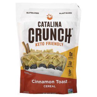 Catalina Crunch, Кето-злаки, тосты с корицей, 9 унций (255 г) купить в Киеве и Украине