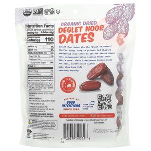 Органические сушеные Деглет Нур Даты, Оо-ла-Лускиус Супернакс, Organic Dried Deglet Noor Dates, Ooh-La-Luscious Supernacks, Made in Nature, 227 г купить в Киеве и Украине