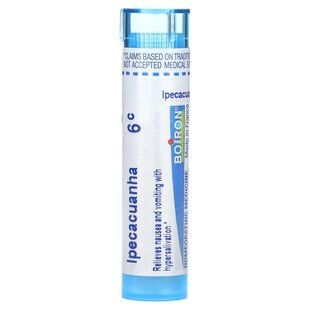 Іпекакуана 6C, Boiron, Single Remedies, прибл 80 гранул
