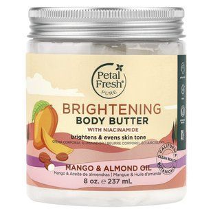 Petal Fresh, Brightening Body Butter With Niacinamide, Mango & Almond Oil, 8 oz (237 ml) купить в Киеве и Украине