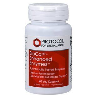 Protocol&nbsp;for&nbsp;Life&nbsp;Balance,&nbsp;Biocore&nbsp;Enhanced&nbsp;Enzymes 90&nbsp;vcaps