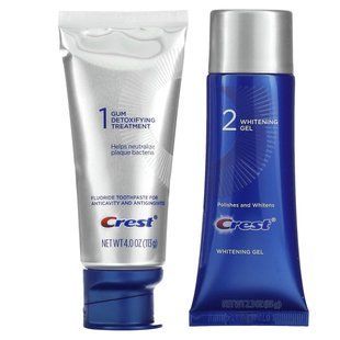 Crest, 2-етапна система для очищення ясен і відбілювання, набір із 2 предметів