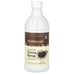 Стевия Какао-сироп NuNaturals (NuStevia Cocoa Syrup) 470 мл купить в Киеве и Украине