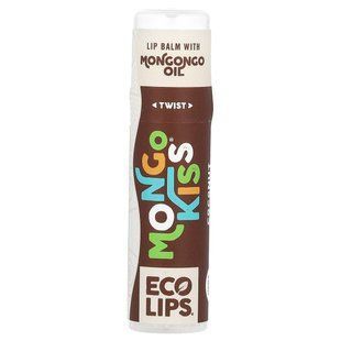 Eco Lips, Mongo Kiss, бальзам для губ із кокосом, 7 г (0,25 унції)
