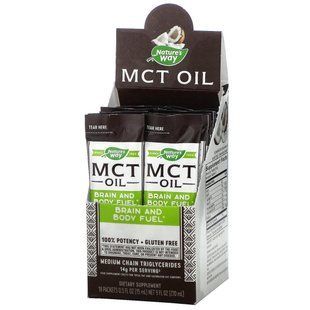 Масло MCT Nature's Way (MCT Oil) 18 пакетов по 15 мл в каждом купить в Киеве и Украине