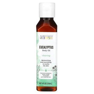 Ароматерапевтическое масло для тела эвкалипт очищающее Aura Cacia (Body Oil) 118 мл купить в Киеве и Украине