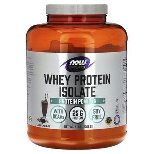 Whey protein isolate chocolate Now Foods (Whey Protein Sports) 2.63 kg
