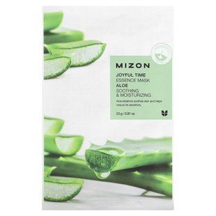 Mizon, Joyful Time Essence Beauty Mask, Aloe, 1 Sheet, 0.81 oz (23 g) купить в Киеве и Украине