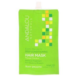 Hair Mask with Marula Oil with Conditioner Andalou Naturals (Hair Mask) 44 ml