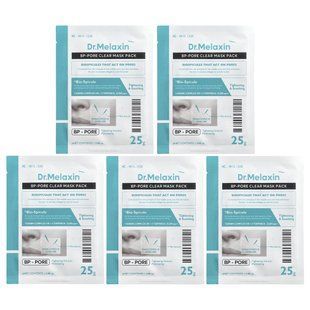 Dr.Melaxin, Pore Clear Beauty Mask Pack, 5 Sheets, 0.88 oz (25 g) Each