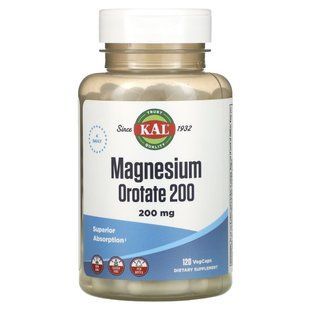 Оротат магния, Magnesium Orotate, KAL, 200 мг, 60 таблеток купить в Киеве и Украине