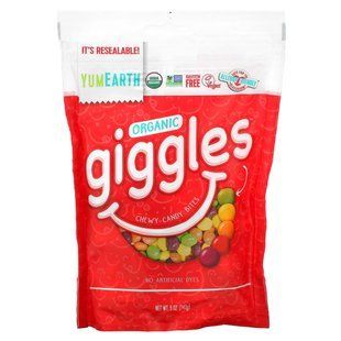 Органические леденцы, Organic Giggles, YumEarth, 142 г купить в Киеве и Украине