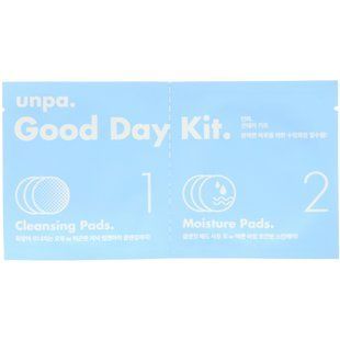 Set Good Day, Cleansing Pads and Moisturizing Pads, Set of, Unpa., 6 pieces