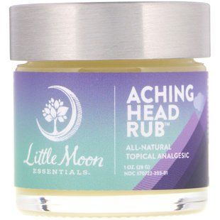Натуральный анальгетик для местного применения, Aching Head Rub, All-Natural Topical Analgesic, Little Moon Essentials, 28 г купить в Киеве и Украине