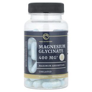 Nobi Nutrition, Magnesium Glycinate, 400 mg, 60 Capsules, (200 mg per Capsule) купить в Киеве и Украине
