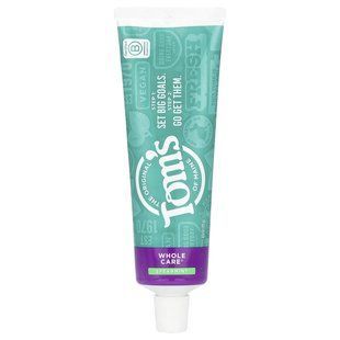 Tom's of Maine, Whole Care&reg;, Natural Anticavity Toothpaste with Fluoride, Spearmint, 4 oz (113 g) купить в Киеве и Украине
