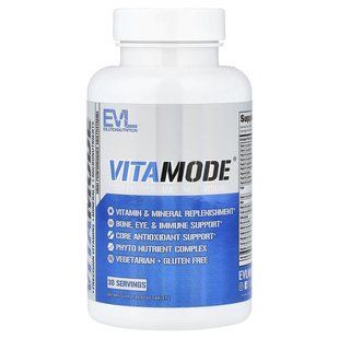 EVLution Nutrition, VitaMode&reg;, высокоэффективные мультивитамины, 60 таблеток купить в Киеве и Украине