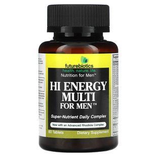 Multivitamins for men maximum energy FutureBiotics (Maximum Energy Men's Multivitamin) 60 tablets