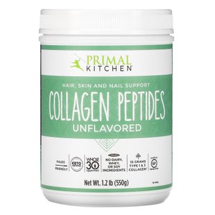 Коллагеновые пептиды, без ароматизаторов, Collagen Peptides, Unflavored, Primal Kitchen, 550 г купить в Киеве и Украине