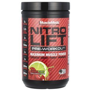 MuscleMeds, Nitro Lift&trade; Pre-Workout, Cherry Lime, 1.14 lbs (518 g)