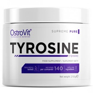 Тирозин, TYROSINE, OstroVit, 210 г купить в Киеве и Украине