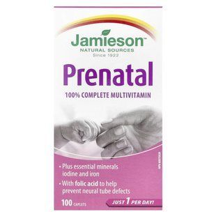 Jamieson Vitamins, Prenatal, 100% Complete Multivitamin, 100 Caplets купить в Киеве и Украине