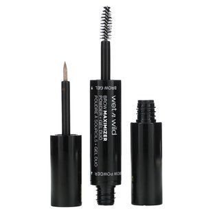 wet n wild, Brow Maximizer, Powder + Gel Duo, 1115504 Neutral Brown, 1 Count