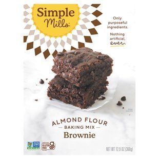 Естественно без глютена, смесь с миндальной мукой, брауни, Simple Mills, 368 г купить в Киеве и Украине
