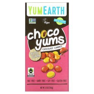 Chocolate candies with quinoa YumEarth (Choco Yums Chocolate Candies Crisped Quinoa) 70.9 g