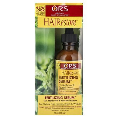 ORS, HAIRestore&trade;, Fertilizing Serum&trade; с экстрактом листьев крапивы и хвоща, для натуральной текстуры волос, для локонов и прядей, 59 мл (2 жидк. унции) купить в Киеве и Украине