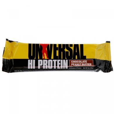 Батончики з високим вмістом білка, Арахісова олія з шоколадом, Universal Nutrition, 16 батончиків, 3 унції (85 г) кожен