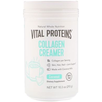 Колагенові вершки Vital Proteins (Collagen Creamer) зі смаком кокоса 293 г