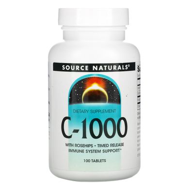 Вітамін С Source Naturals (Vitamin C) 1000 мг 100 таблеток